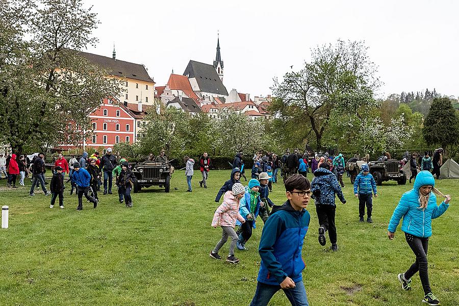 Festakt anlässlich des 74. Jahrestages des Endes des Zweiten Weltkriegs - Letzter Kampf, Český Krumlov 4.5.2019