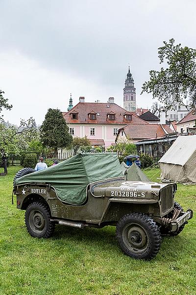 Festakt anlässlich des 74. Jahrestages des Endes des Zweiten Weltkriegs - Letzter Kampf, Český Krumlov 4.5.2019