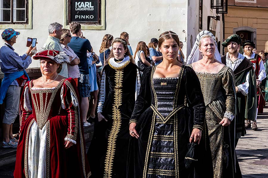 Fest der fünfblättrigen Rose ®, Český Krumlov, Freitag 21. 6. 2019