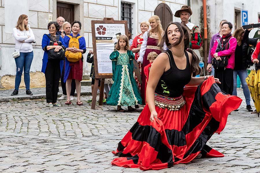 Fest der fünfblättrigen Rose ®, Český Krumlov, Samstag 22. 6. 2019