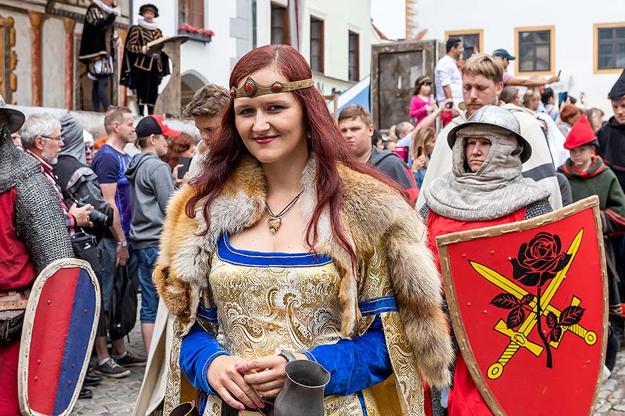 Slavnosti pětilisté růže ®, Český Krumlov, sobota 22. 6. 2019