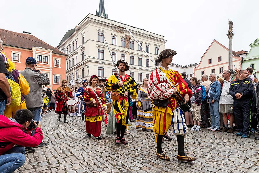 Slavnosti pětilisté růže ®, Český Krumlov, sobota 22. 6. 2019