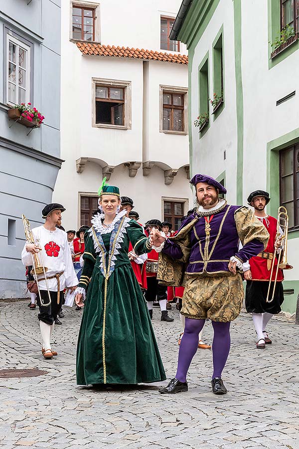 Slavnosti pětilisté růže ®, Český Krumlov, sobota 22. 6. 2019