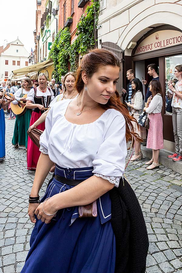 Slavnosti pětilisté růže ®, Český Krumlov, sobota 22. 6. 2019