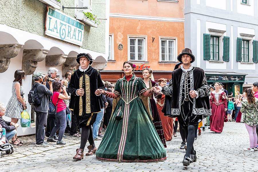 Fest der fünfblättrigen Rose ®, Český Krumlov, Samstag 22. 6. 2019