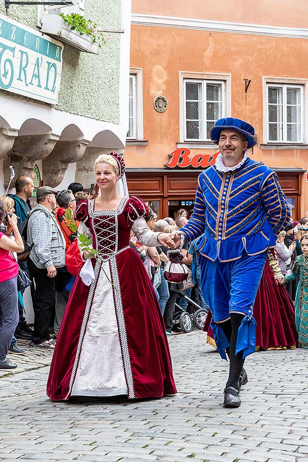 Slavnosti pětilisté růže ®, Český Krumlov, sobota 22. 6. 2019