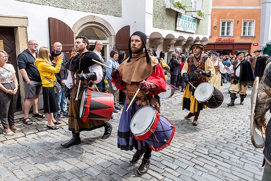 Fest der fünfblättrigen Rose ®, Český Krumlov, Samstag 22. 6. 2019