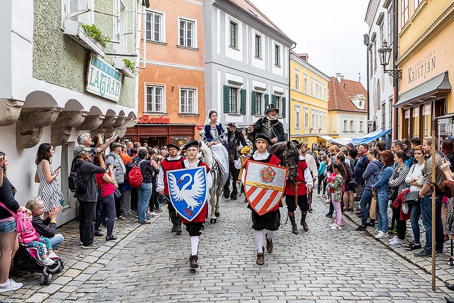 Slavnosti pětilisté růže ®, Český Krumlov, sobota 22. 6. 2019