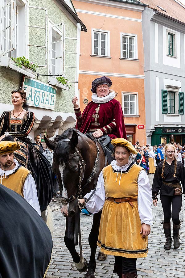 Slavnosti pětilisté růže ®, Český Krumlov, sobota 22. 6. 2019