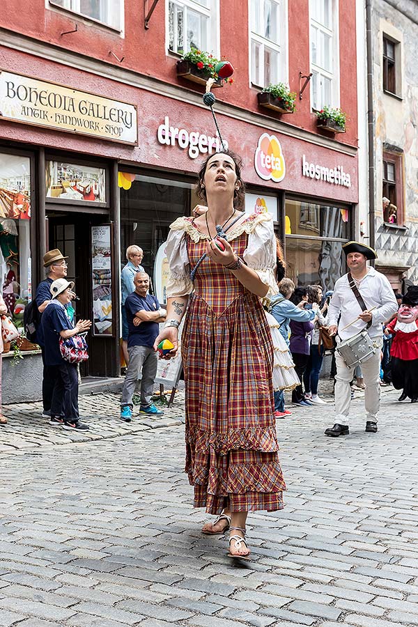 Slavnosti pětilisté růže ®, Český Krumlov, sobota 22. 6. 2019