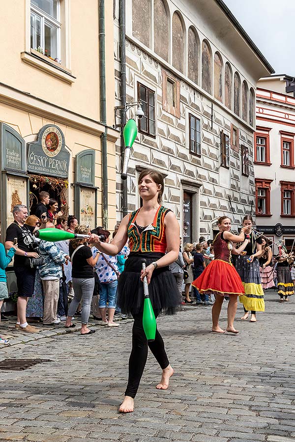 Slavnosti pětilisté růže ®, Český Krumlov, sobota 22. 6. 2019