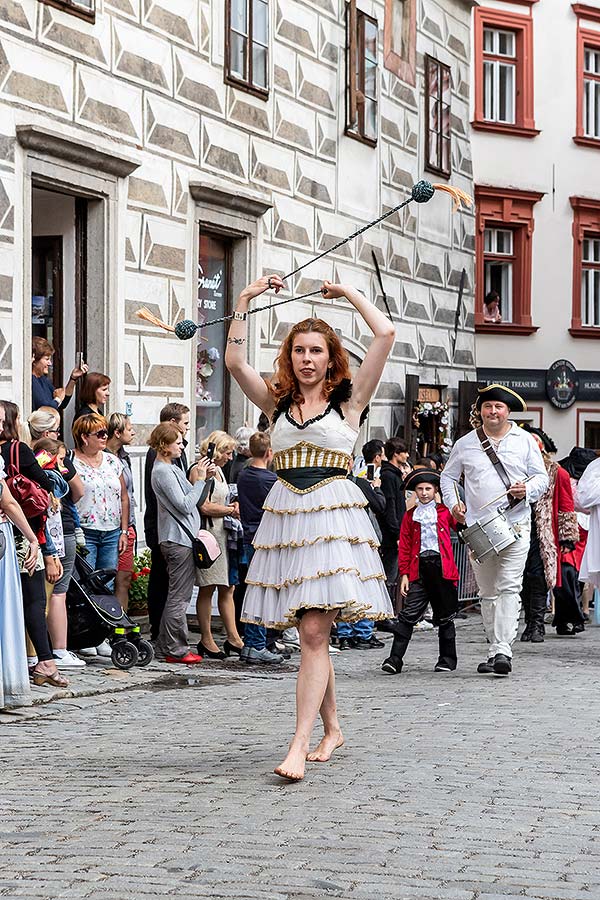 Fest der fünfblättrigen Rose ®, Český Krumlov, Samstag 22. 6. 2019