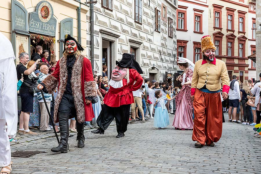 Fest der fünfblättrigen Rose ®, Český Krumlov, Samstag 22. 6. 2019