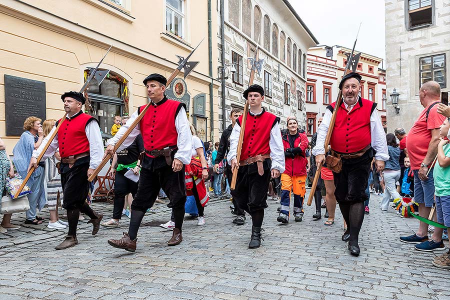 Fest der fünfblättrigen Rose ®, Český Krumlov, Samstag 22. 6. 2019