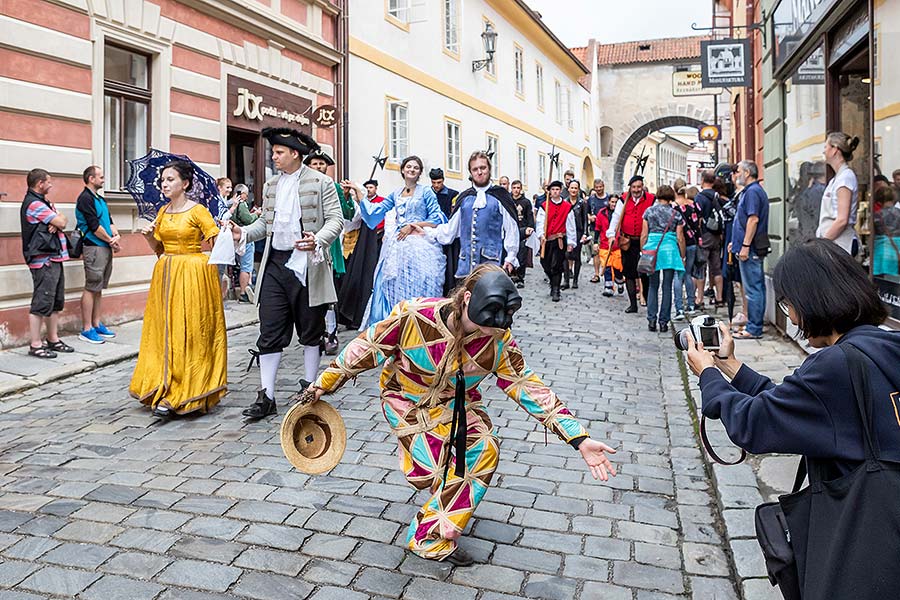 Fest der fünfblättrigen Rose ®, Český Krumlov, Samstag 22. 6. 2019