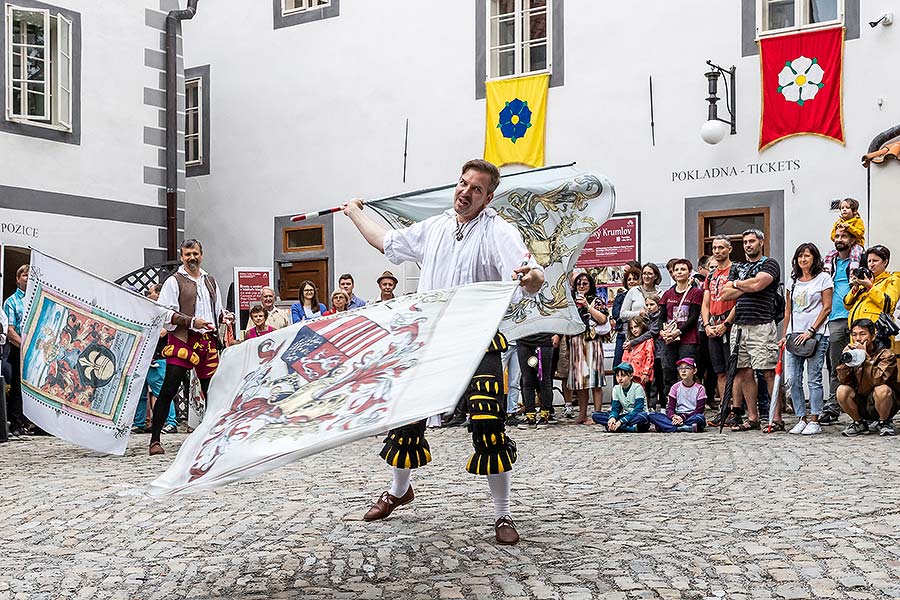 Fest der fünfblättrigen Rose ®, Český Krumlov, Samstag 22. 6. 2019