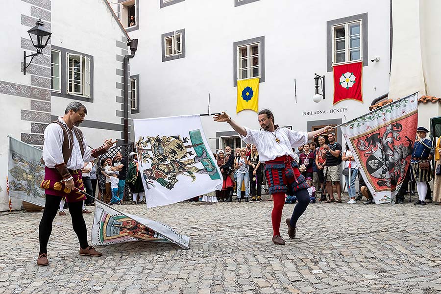 Fest der fünfblättrigen Rose ®, Český Krumlov, Samstag 22. 6. 2019