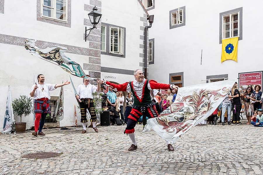 Fest der fünfblättrigen Rose ®, Český Krumlov, Samstag 22. 6. 2019