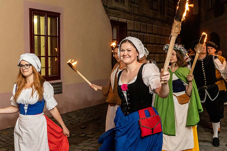 Fest der fünfblättrigen Rose ®, Český Krumlov, Samstag 22. 6. 2019