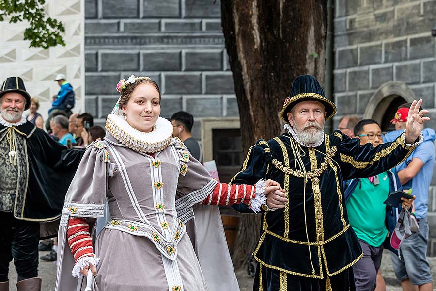 Slavnosti pětilisté růže ®, Český Krumlov, neděle 23. 6. 2019