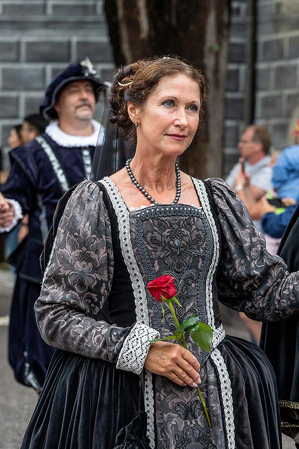 Fest der fünfblättrigen Rose ®, Český Krumlov, Sonntag 23. 6. 2019