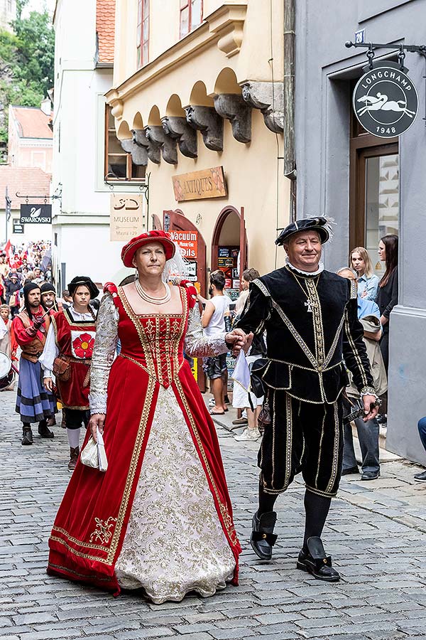 Slavnosti pětilisté růže ®, Český Krumlov, neděle 23. 6. 2019