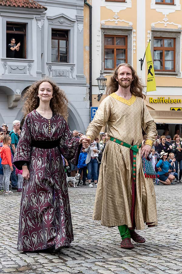 Fest der fünfblättrigen Rose ®, Český Krumlov, Sonntag 23. 6. 2019