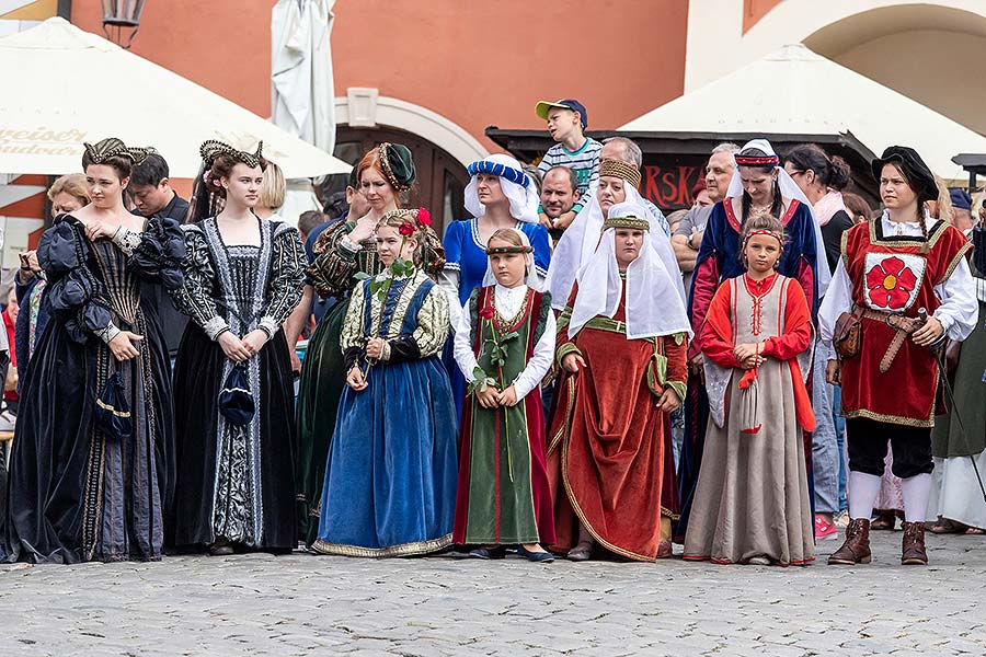 Fest der fünfblättrigen Rose ®, Český Krumlov, Sonntag 23. 6. 2019