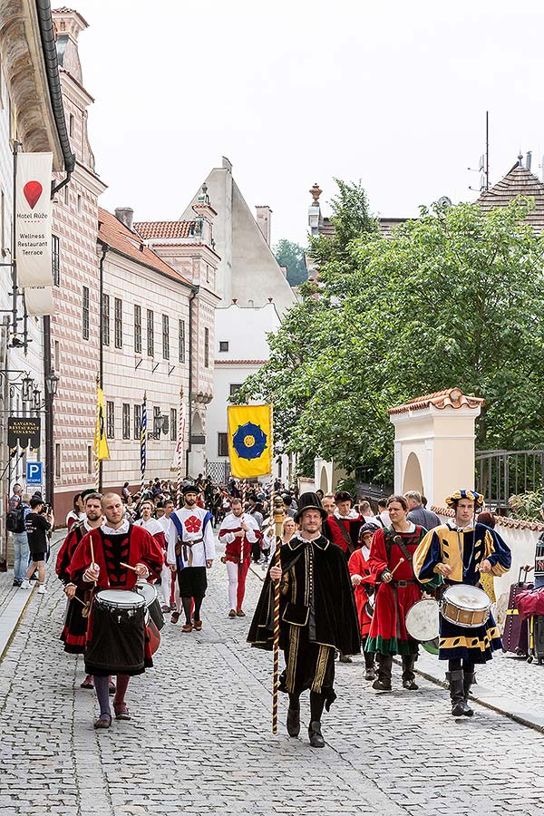 Slavnosti pětilisté růže ®, Český Krumlov, neděle 23. 6. 2019