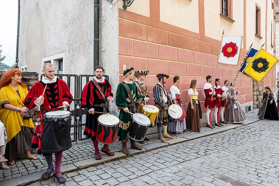 Slavnosti pětilisté růže ®, Český Krumlov, neděle 23. 6. 2019