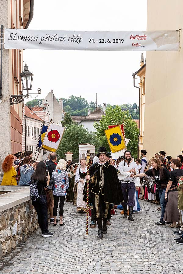 Slavnosti pětilisté růže ®, Český Krumlov, neděle 23. 6. 2019