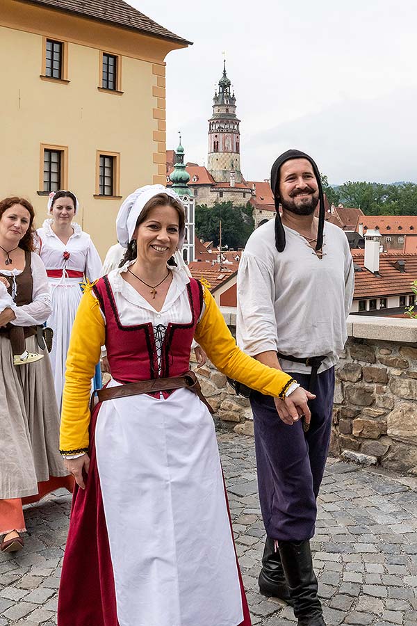 Slavnosti pětilisté růže ®, Český Krumlov, neděle 23. 6. 2019