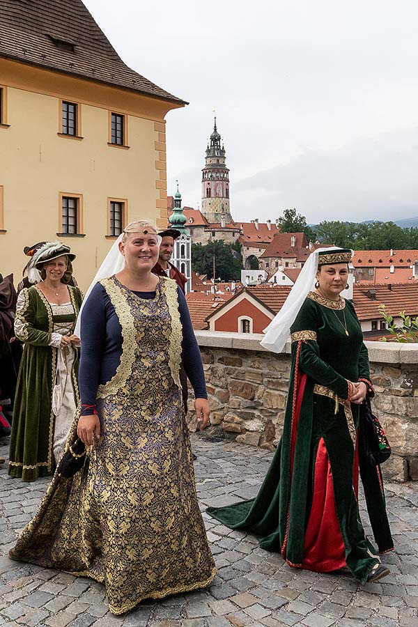 Fest der fünfblättrigen Rose ®, Český Krumlov, Sonntag 23. 6. 2019