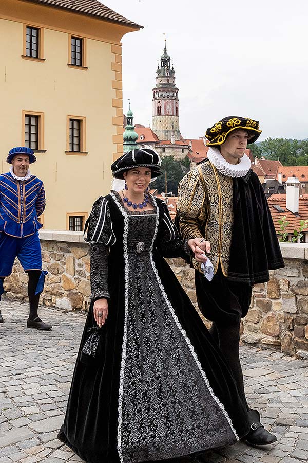 Fest der fünfblättrigen Rose ®, Český Krumlov, Sonntag 23. 6. 2019