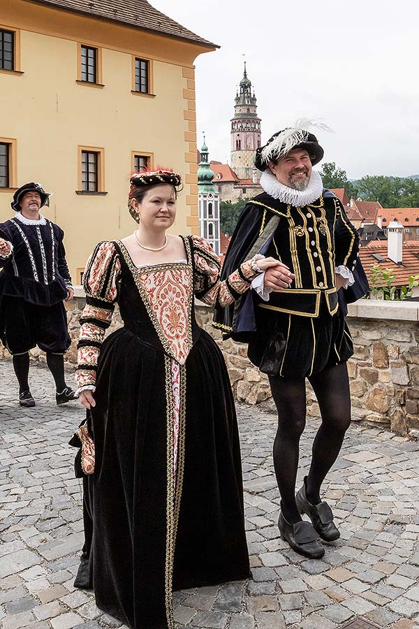 Slavnosti pětilisté růže ®, Český Krumlov, neděle 23. 6. 2019