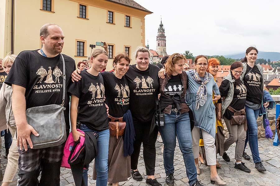 Fest der fünfblättrigen Rose ®, Český Krumlov, Sonntag 23. 6. 2019