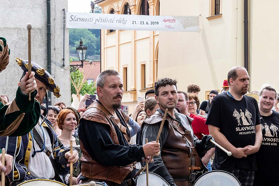 Slavnosti pětilisté růže ®, Český Krumlov, neděle 23. 6. 2019