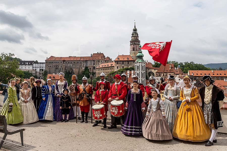 Fest der fünfblättrigen Rose ®, Český Krumlov, Sonntag 23. 6. 2019