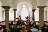 Miroslav Vilímec (violin), Jiří Hošek (violoncello), Dominika Weiss Hošková (violoncello) - Nocturne, 3.7.2019, Chamber Music Festival Český Krumlov - 33rd Anniversary, photo by: Lubor Mrázek