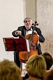 Miroslav Vilímec (housle), Jiří Hošek (violoncello), Dominika Weiss Hošková (violoncello) - nokturno, 3.7.2019, Festival komorní hudby Český Krumlov - 33. ročník, foto: Lubor Mrázek