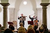 Miroslav Vilímec (violin), Jiří Hošek (violoncello), Dominika Weiss Hošková (violoncello) - Nocturne, 3.7.2019, Chamber Music Festival Český Krumlov - 33rd Anniversary, photo by: Lubor Mrázek