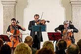 Miroslav Vilímec (violin), Jiří Hošek (violoncello), Dominika Weiss Hošková (violoncello) - Nocturne, 3.7.2019, Chamber Music Festival Český Krumlov - 33rd Anniversary, photo by: Lubor Mrázek