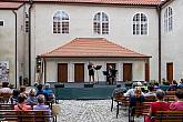 Štěpánka Šediváková (saxophone), Filip Kratochvíl (accordion), 7.7.2019, Chamber Music Festival Český Krumlov - 33rd Anniversary, photo by: Lubor Mrázek