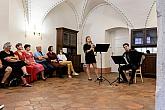 Štěpánka Šediváková (saxophone), Filip Kratochvíl (accordion), 7.7.2019, Chamber Music Festival Český Krumlov - 33rd Anniversary, photo by: Lubor Mrázek