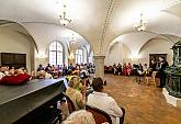 Štěpánka Šediváková (saxophone), Filip Kratochvíl (accordion), 7.7.2019, Chamber Music Festival Český Krumlov - 33rd Anniversary, photo by: Lubor Mrázek