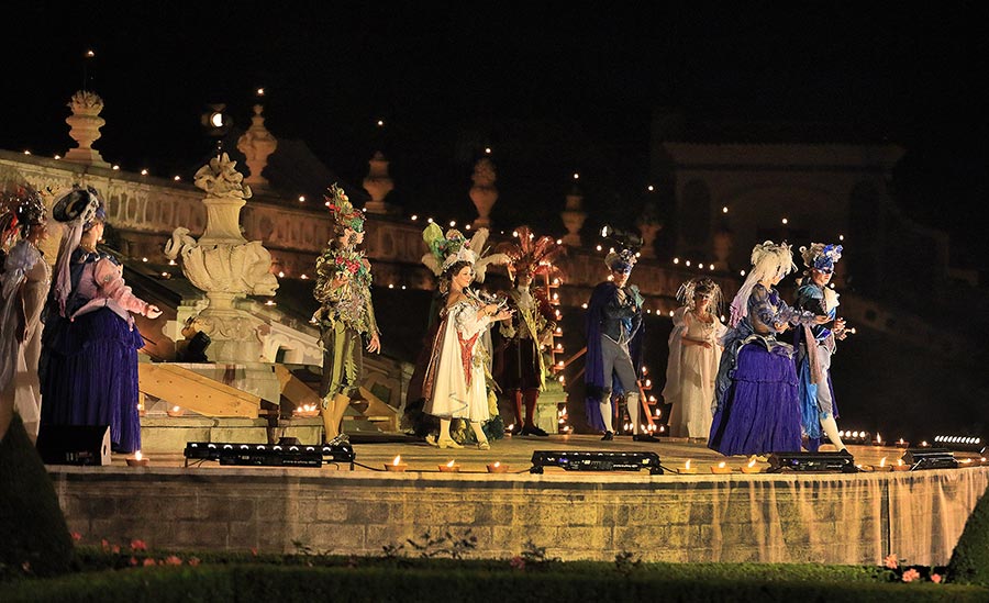 Venus and the elements: Music and dance from the era of the Sun King (Opening gala evening with Baroque illumination), 19.7.2019, Internationales Musikfestival Český Krumlov