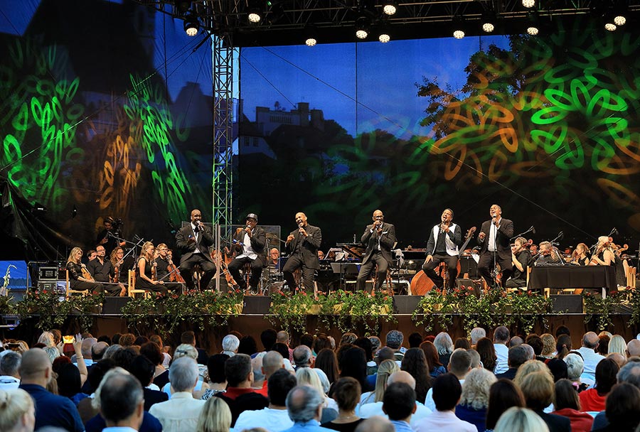 TAKE 6 & Severočeská filharmonie Teplice – 10násobní držitelé ceny Grammy se symfoniky, 20.7.2019, Mezinárodní hudební festival Český Krumlov