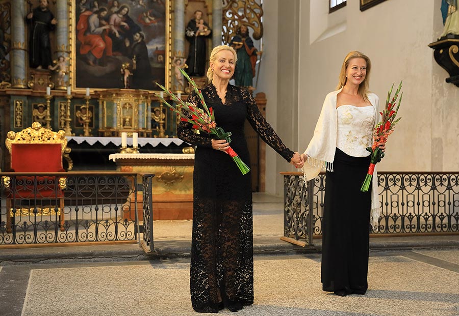 Tereza Mátlová (zpěv) a Michaela Káčerková (varhany), 21.7.2019, Mezinárodní hudební festival Český Krumlov