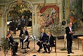 Evening of French poetry and music, Jan Čenský (artistic recitation), Prague Philharmonia Wind Quintet, 23.7.2019, International Music Festival Český Krumlov, photo by: Libor Sváček