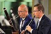 Evening of French poetry and music, Jan Čenský (artistic recitation), Prague Philharmonia Wind Quintet, 23.7.2019, International Music Festival Český Krumlov, photo by: Libor Sváček